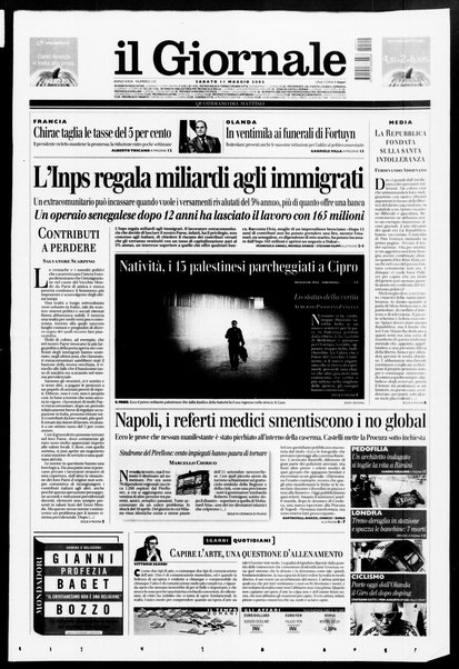 Il giornale : quotidiano del mattino